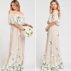 Show Me Your MuMu Floral Hacienda Maxi Dress NWT